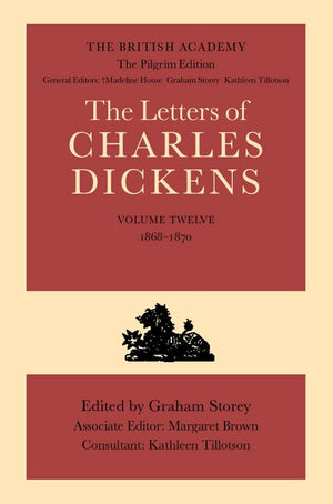 The Letters of Charles Dickens: Volume 12: 18681870 (Dickens: Letters Pilgrim Edition),Used