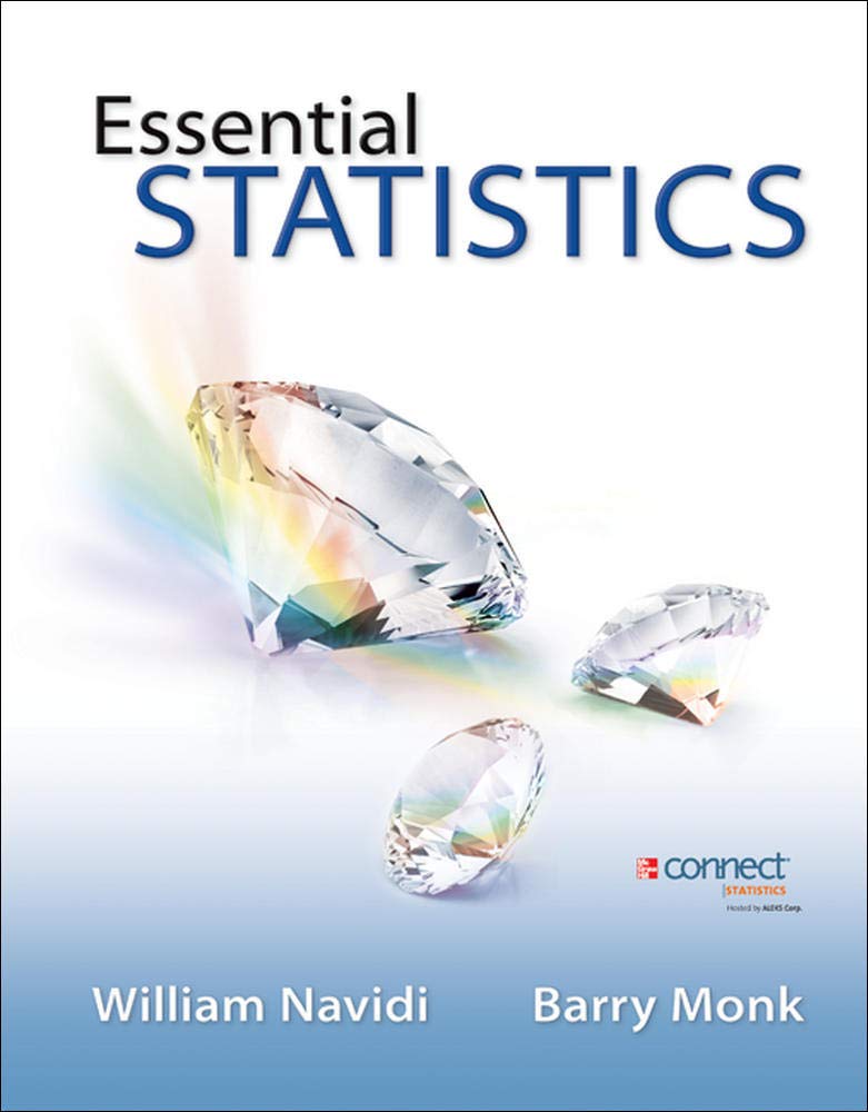 Essential Statistics with Data CD and Formula Card,Used
