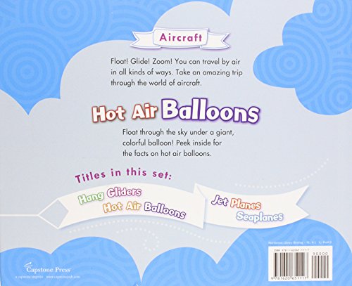 Hot Air Balloons (Pebble Plus: Aircraft),Used