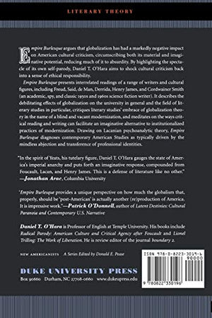 Empire Burlesque: The Fate of Critical Culture in Global America (New Americanists),Used
