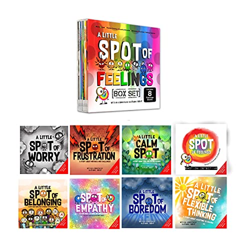 A Little SPOT of Feelings 8 Book Box Set (Book 2532: Empathy, Frustration, Calm, Belonging, Worry, Boredom, Flexible Thinking, ,Used