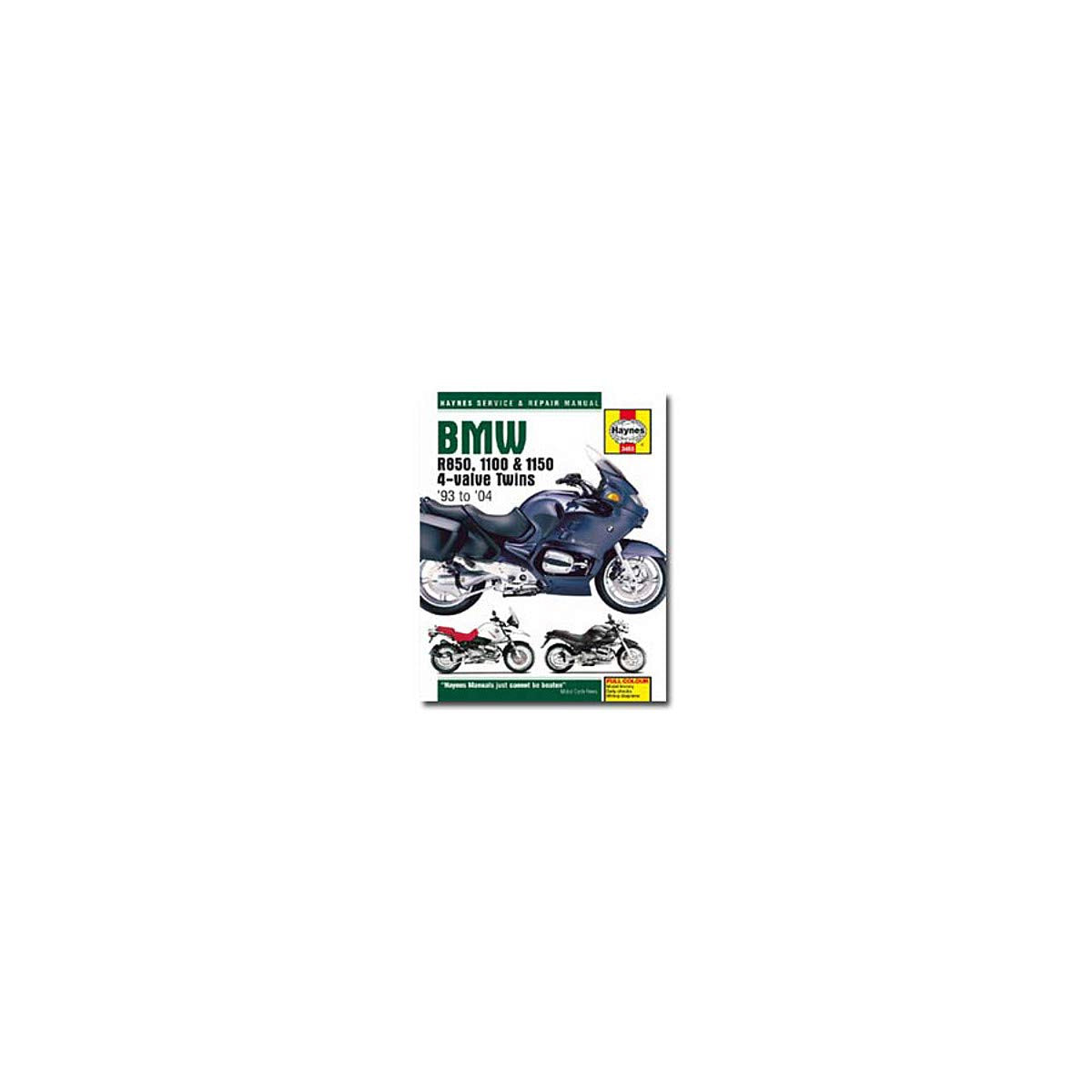 Haynes Maintenance and Repair Manual for BMW R850 & 1100 4Valve Twins, 19931997,Used