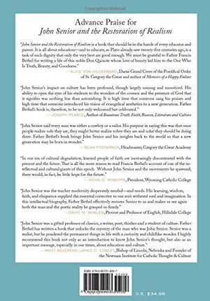 John Senior And The Restoration Of Realism-used