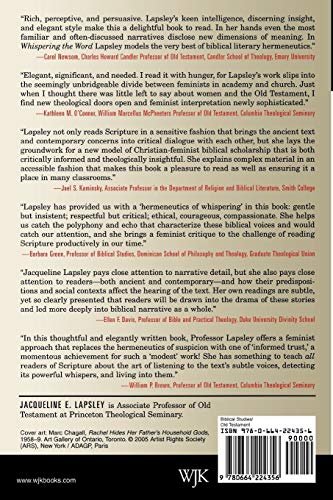Whispering the Word: Hearing Women's Stories in the Old Testament,New