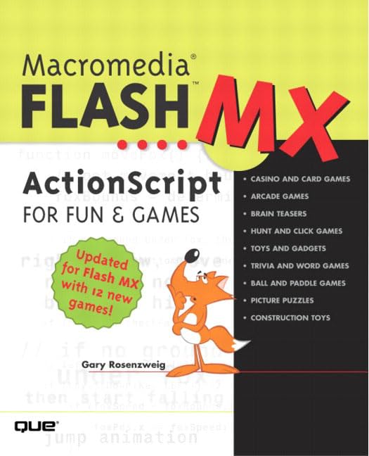 Macromedia Flash MX ActionScript for Fun and Games,Used