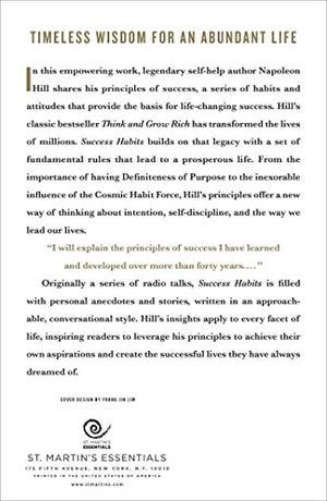 Success Habits: Proven Principles for Greater Wealth, Health, and Happiness,Used