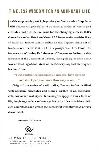 Success Habits: Proven Principles for Greater Wealth, Health, and Happiness,Used