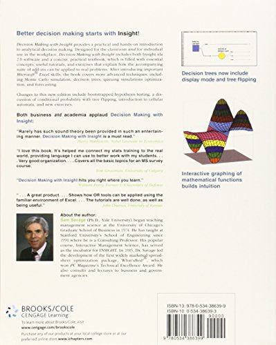 Decision Making with Insight (with Insight.xla 2.0 and CDROM),Used