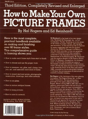 How to Make Your Own Picture Frames, Revised and Enlarged 3rd Edition,Used