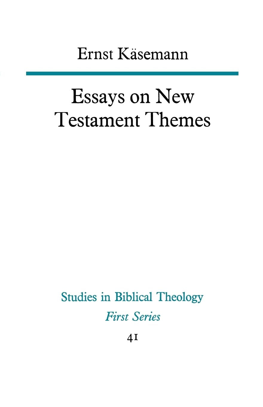 Essays on New Testament Themes (Study in Bible Theology),Used