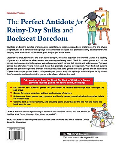 Great Big Book of Children's Games: Over 450 Indoor & Outdoor Games for Kids, Ages 314,New