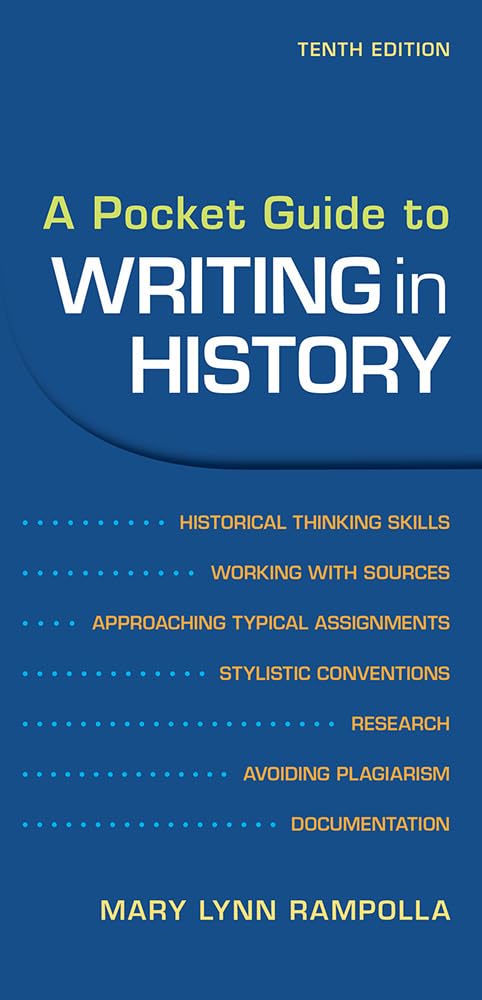 A Pocket Guide To Writing In History
