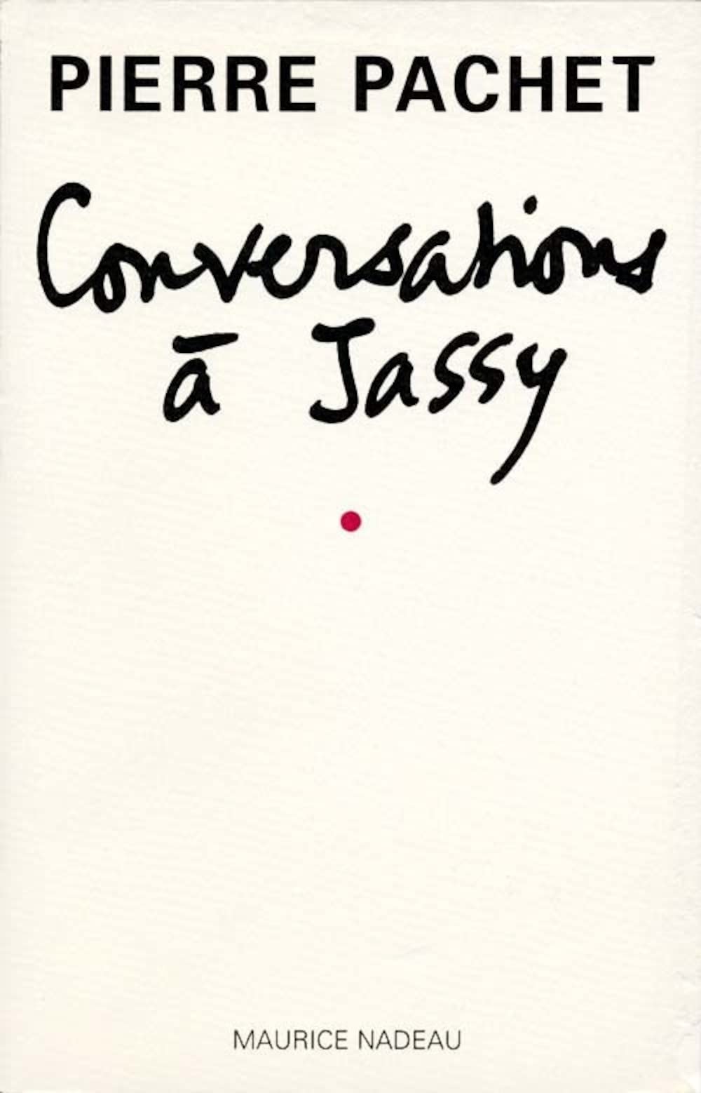 Conversations a Jassy,Used