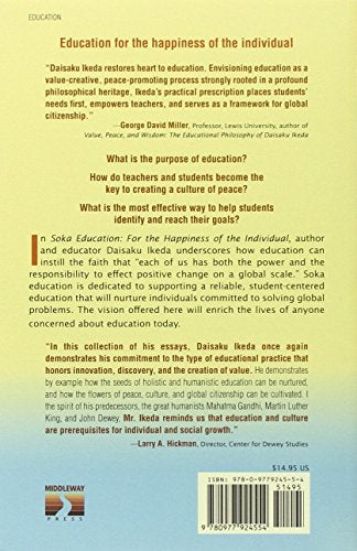 Soka Education: For the Happiness of the Individual,Used
