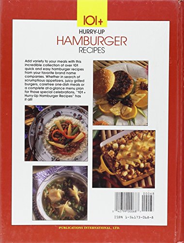 101+ Hurryup hamburger recipes,Used