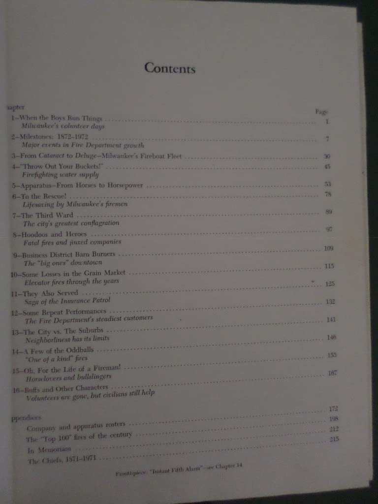 Beertown Blazes: A Century of Milwaukee Firefighting,Used