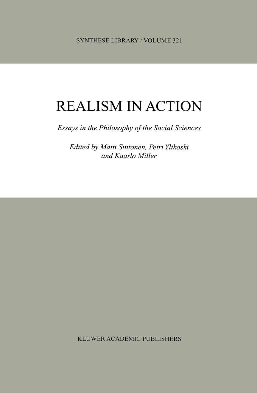 Realism in Action: Essays in the Philosophy of the Social Sciences (Synthese Library, 321),Used