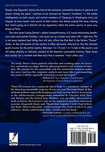 The United States of Toyota: How Detroit Squandered Its Legacy and Enabled Toyota to Become America's Car Company,Used