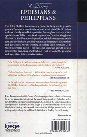 Exploring Ephesians and Philippians (John Phillips Commentary Series),Used