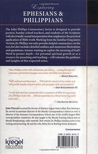 Exploring Ephesians and Philippians (John Phillips Commentary Series),Used