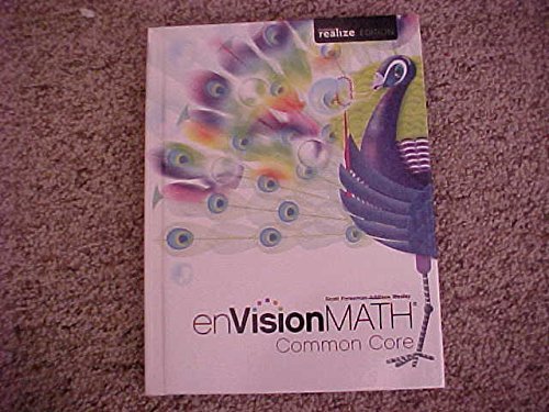 enVision Math Common Core Grade 5 Student Textbook Pearson realize Edition,Used