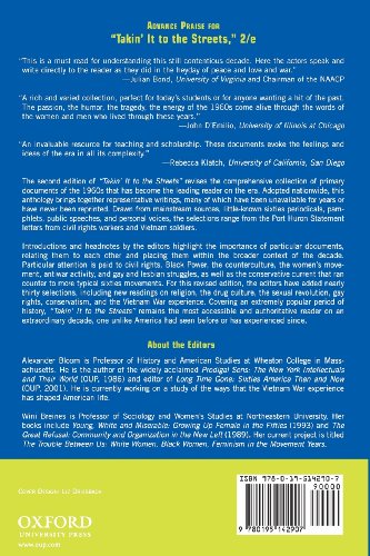 Takin It To The Streets': A Sixties Reader,New