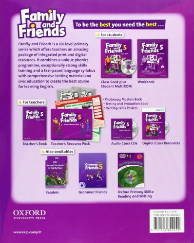 Family & Friends 5: Class Book & MultiROM Pack (Int),Used