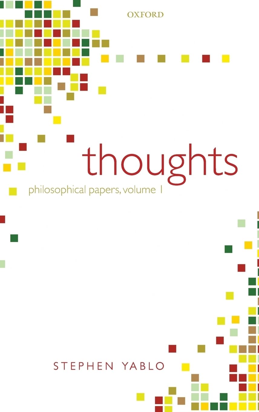 Thoughts: Papers On Mind, Meaning, And Modality
