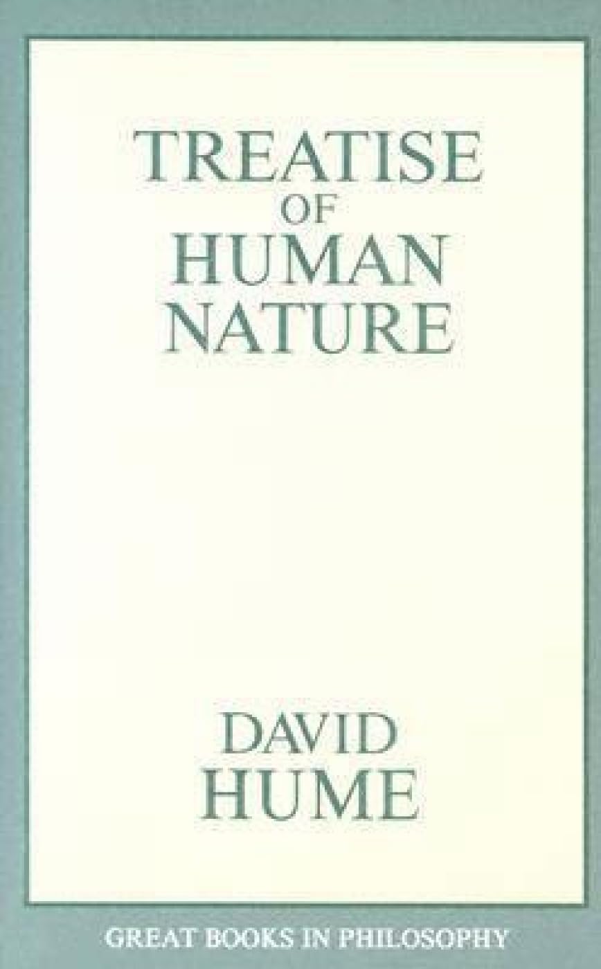 A Treatise of Human Nature (Great Books in Philosophy),Used