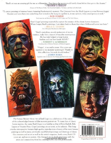 Famous Monster Movie Art Of Basil Gogos,New
