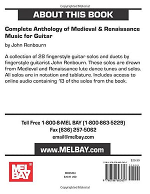 John Renbourn's Complete Anthology of Medieval & Renaissance Music for Guitar (Mel Bay Archive Editions),Used