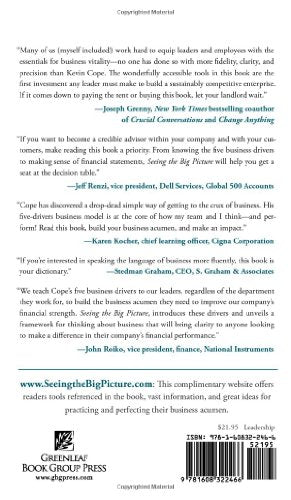 Seeing the Big Picture: Business Acumen to Build Your Credibility, Career, and Company,Used