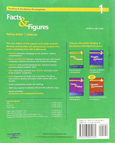 Facts & Figures, Fourth Edition (Reading & Vocabulary Development 1),Used