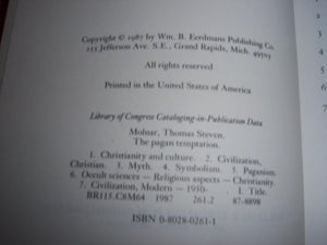 The Pagan Temptation,New