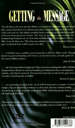 Getting the Message: A Plan for Interpreting and Applying the Bible,Used