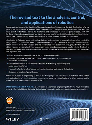 Introduction to Robotics: Analysis, Control, Applications,Used