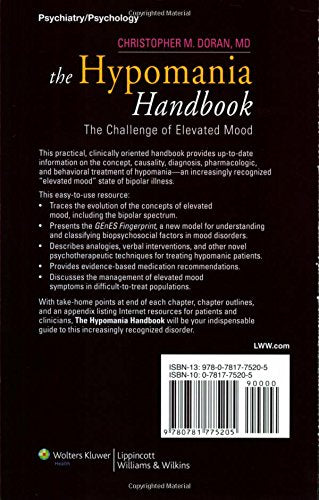 The Hypomania Handbook: The Challenge Of Elevated Mood,Used