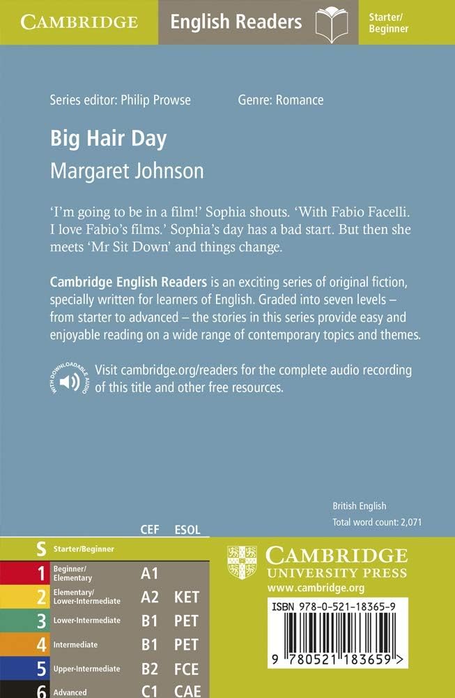 Big Hair Day Starter/Beginner (Cambridge English Readers)-used