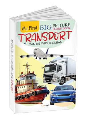 My First Big Picture Board Book Transport : Attractive Board Books For Toddlers, Toddler Developmental Board Book, Educational Books For Young Children