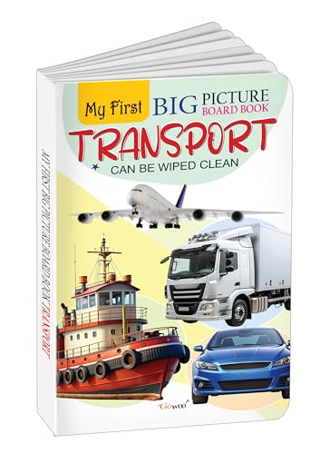My First Big Picture Board Book Transport : Attractive Board Books For Toddlers, Toddler Developmental Board Book, Educational Books For Young Children