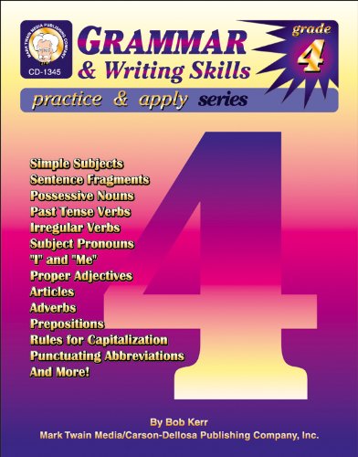Grammar & Writing Skills, Grade 4 (Practice & Apply),Used