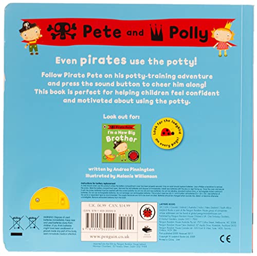 Pirate Pete's Potty: A Noisy Sound Book (Pirate Pete and Princess Polly),Used