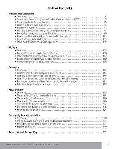 Basic Math Skills, Grade 2,Used