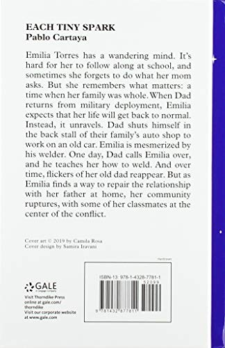 Each Tiny Spark (Thorndike Press Large Print Middle Reader),Used