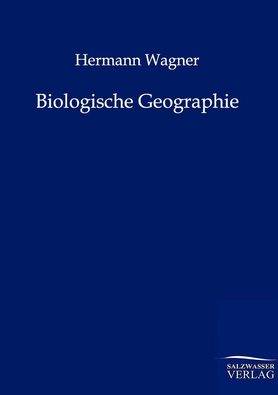 Biologische Geographie (German Edition),Used