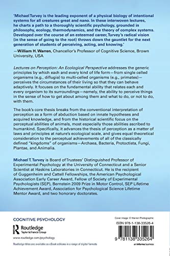 Lectures on Perception (Resources for Ecological Psychology Series),Used