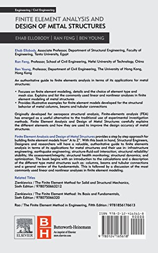 Finite Element Analysis and Design of Metal Structures,Used