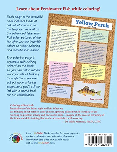Freshwater Fish (Learn & Color Nature),Used