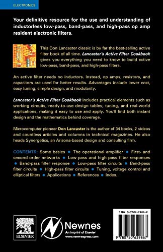 Active Filter Cookbook,Used