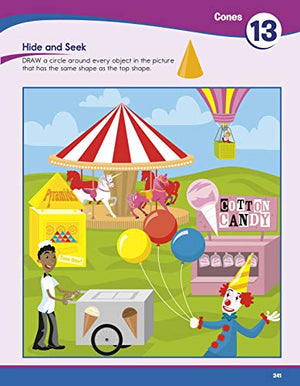 1St Grade Jumbo Math Success Workbook: 3 Books In 1Basic Math, Math Games And Puzzles, Shapes And Geometry; Activities, Exerci,Used